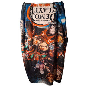 Demon Slayer Movie Anime Decorative Super Soft Fleece Blanket